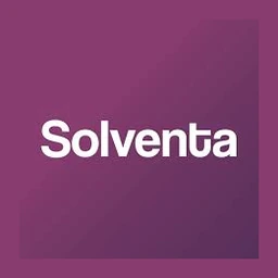 Logotipo de Solventa, plataforma de préstamos personales online en Perú